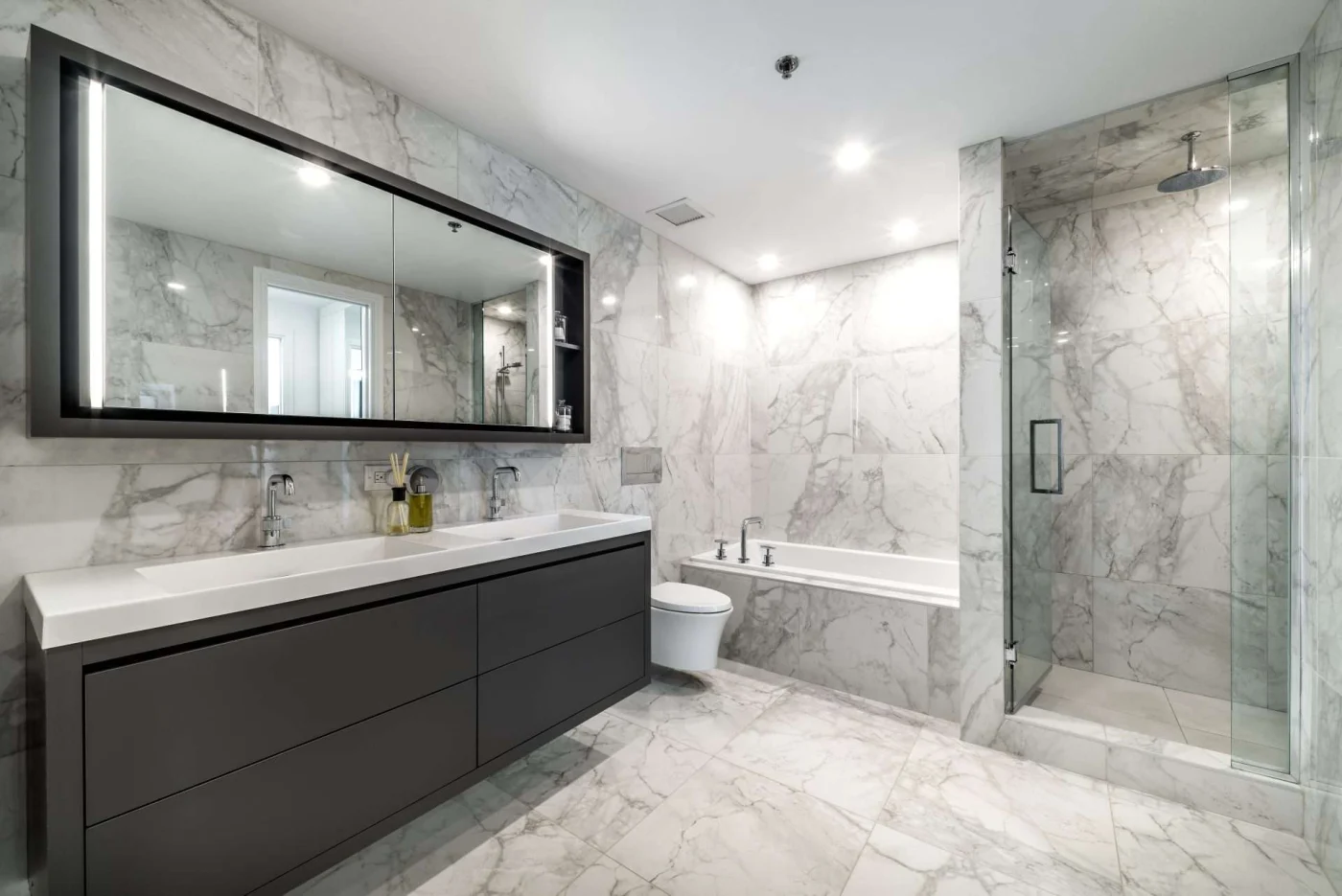 A beautiful custom shower from Jericho Home Improvements in Kansas City