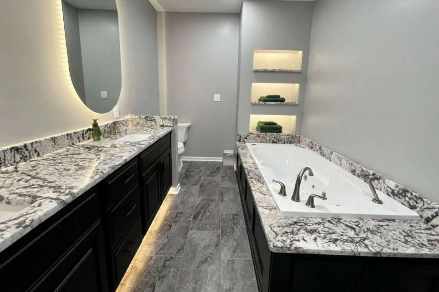 Modern Primary Bathroom Remodel By Jericho Home Improvements